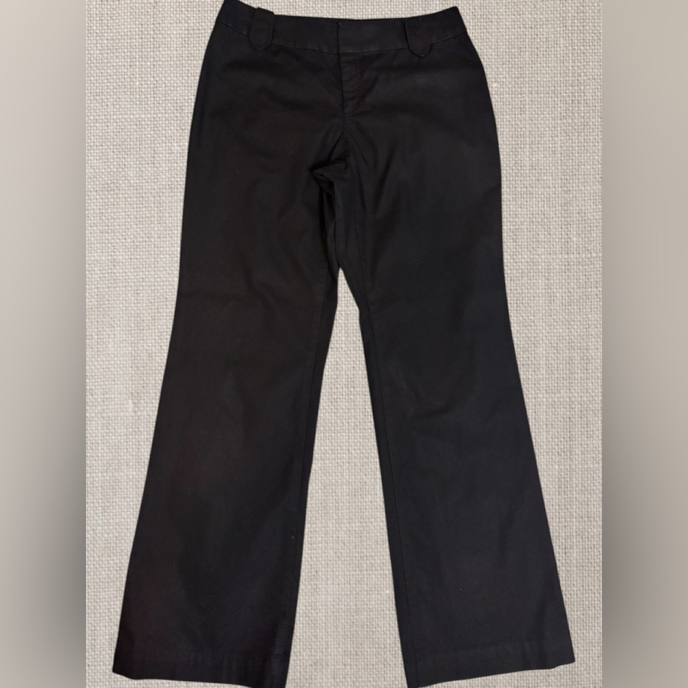Banana Republic Classic Black Stretch  Trousers Womens size 8 NWOT
